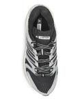 adidas Adistar Mesh-Panel Sneakers — Black — Size US M 4.5 - US W 6 — Top View