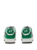 A Bathing Ape?Bapesta #3 M1 Star-Lightning Bolt Sneakers — Green — Size US M 11 - US W 12.5 — Back View