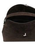 Toteme T Lock Suede Top Handle Shoulder Bag — Same as shown — Size One Size — Top View