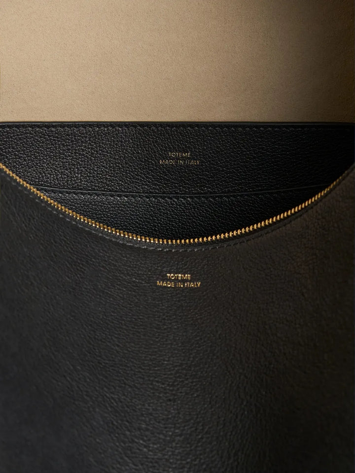 Toteme Bevel Leather Shoulder Bag — Same as shown — Size One Size — Detail View