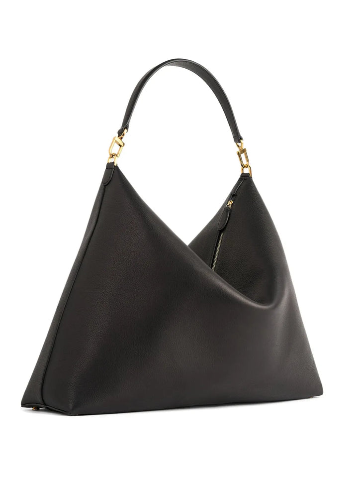 Toteme Bevel Leather Shoulder Bag — Same as shown — Size One Size — Front View