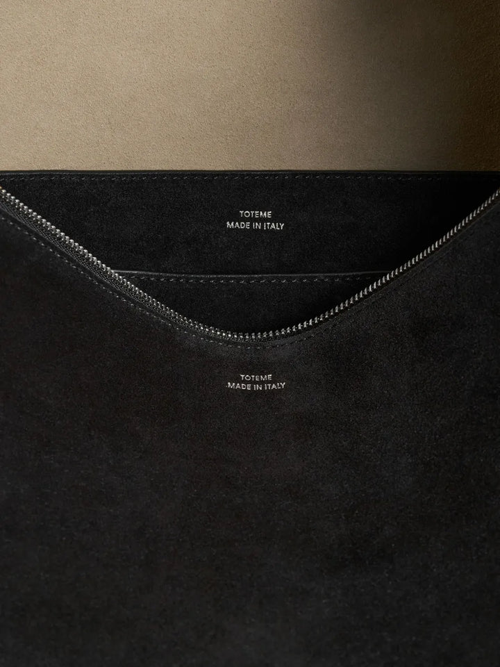 Toteme Bevel Suede Shoulder Bag — Same as shown — Size One Size — Detail View