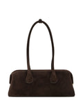 Osoi Suede Top Handle Shoulder Bag — Same as shown — Size One Size — Front View