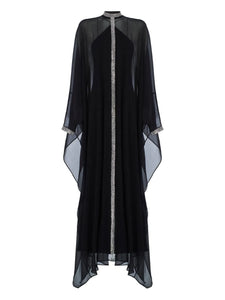 Taller Marmo Parthenon Dress — Black — Size XS — Front View