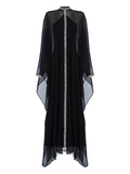 Taller Marmo Parthenon Dress — Black — Size XS — Front View