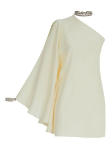 Taller Marmo Bolkan Mini Dress — Beige — Size XS — Front View