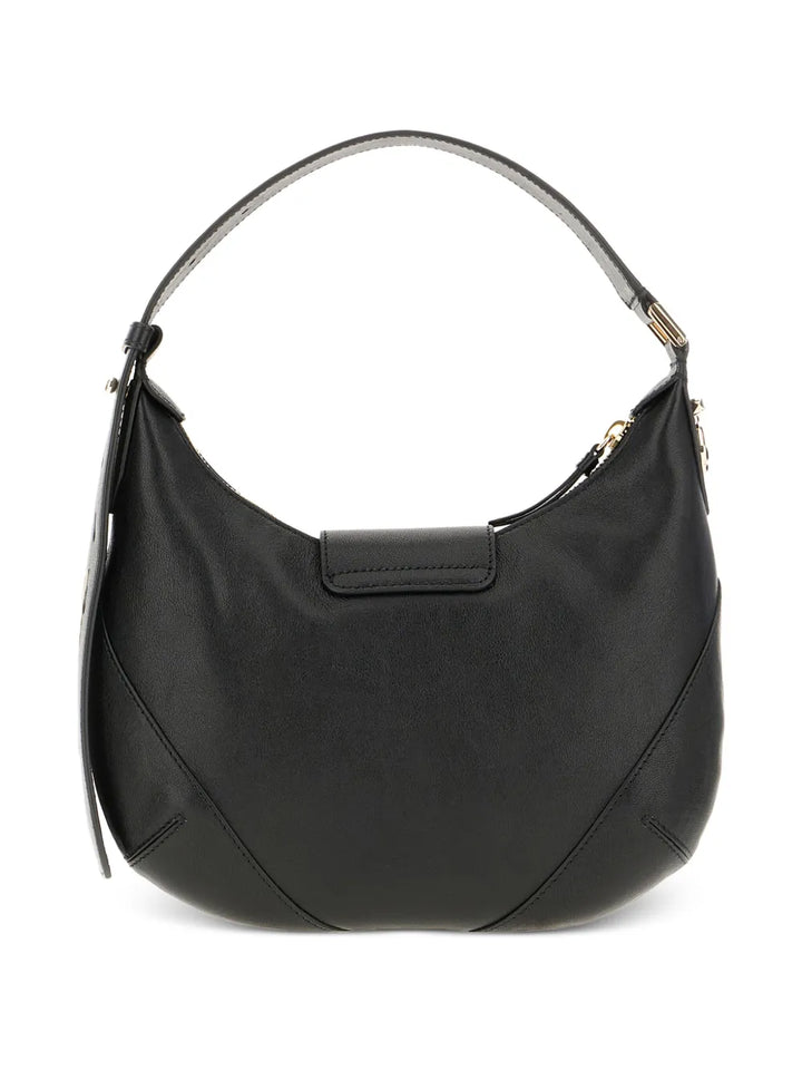 Jimmy Choo Crescent Leather Shoulder Bag — Same as shown — Size One Size — Side View