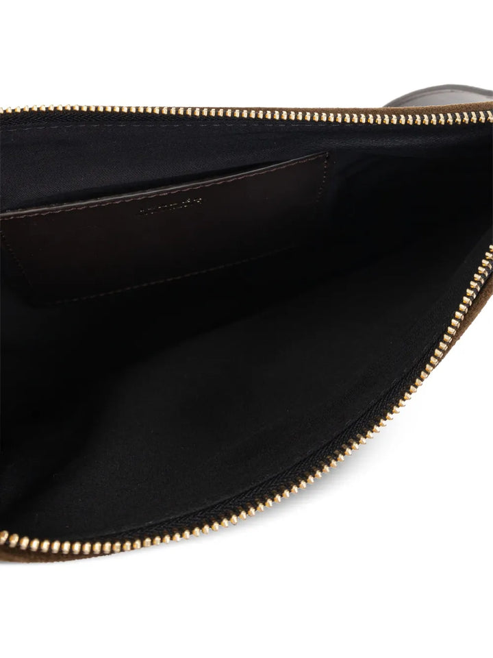 Isabel Marant Oskan Soft Zip Shoulder Bag — Same as shown — Size One Size — Detail View