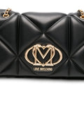 Love Moschino Quilted Logo Plaque Shoulder Bag — Same as shown — Size One Size — Top View