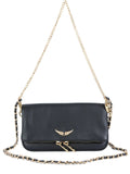 Zadigvoltaire Leather Shoulder Bag — Same as shown — Size One Size — Front View