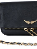 Zadigvoltaire Leather Shoulder Bag — Same as shown — Size One Size — Top View