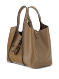 Tods Leather T Buckle Shoulder Bag — Same as shown — Size One Size — Back View