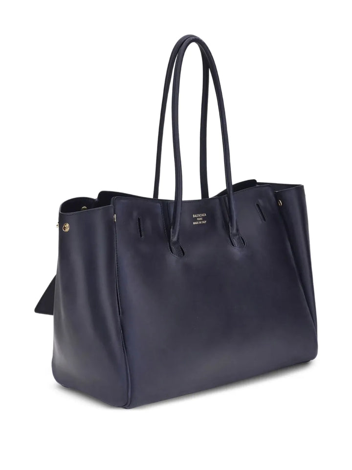 Balenciaga Medium Bel Air Leather Shoulder Bag — Same as shown — Size One Size — Back View