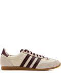 adidas Three-Stripes Mesh Low-Top Sneakers — Beige — Size US M 9.5 - US W 11 — Front View