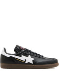 adidas X Bape Samba Sneakers — Black — Size US M 8 - US W 9.5 — Front View