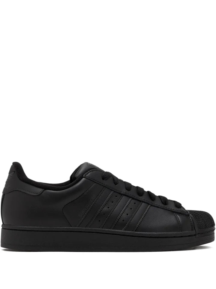 adidas Superstar Ii Sneakers — Black — Size US M 11.5 - US W 13 — Front View