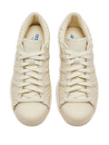 adidas Superstar Sneakers — Beige — Size US M 10.5 - US W 12 — Side View