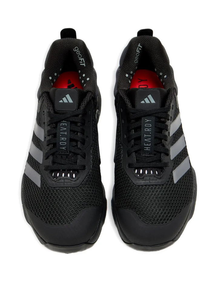 adidas Dropset 3 Mesh-Panel Sneakers — Black — Size US M 10.5 - US W 12 — Back View