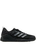 adidas Dropset 3 Mesh-Panel Sneakers — Black — Size US M 10.5 - US W 12 — Front View