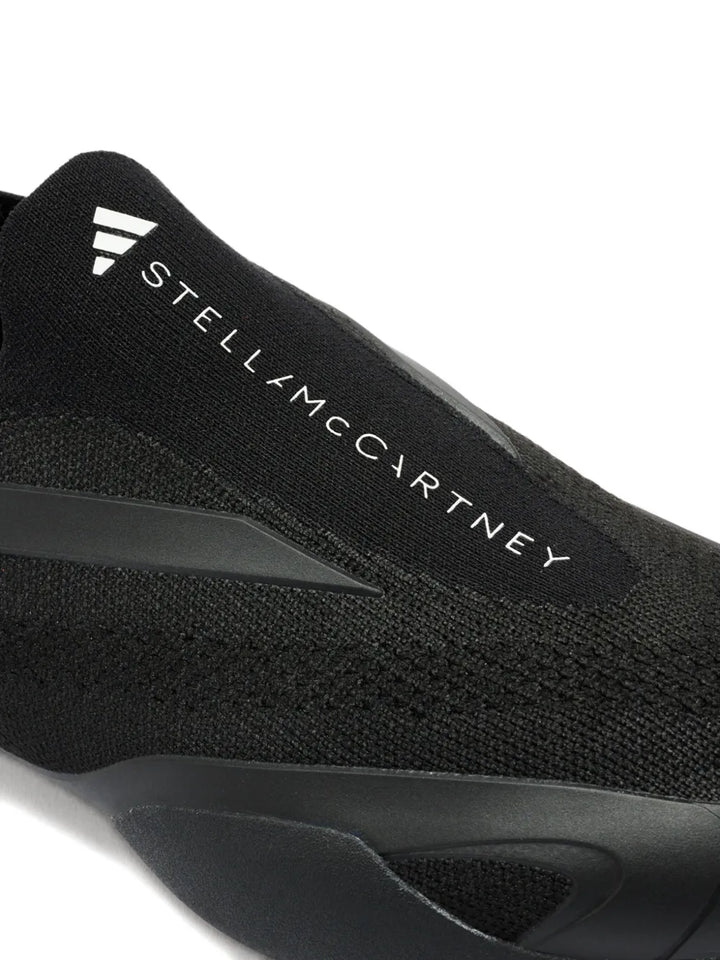 adidas By Stella Mccartney X Stella Mccartney Taekwondo Sneakers — Black — Size US M 10 - US W 11.5 — Top View