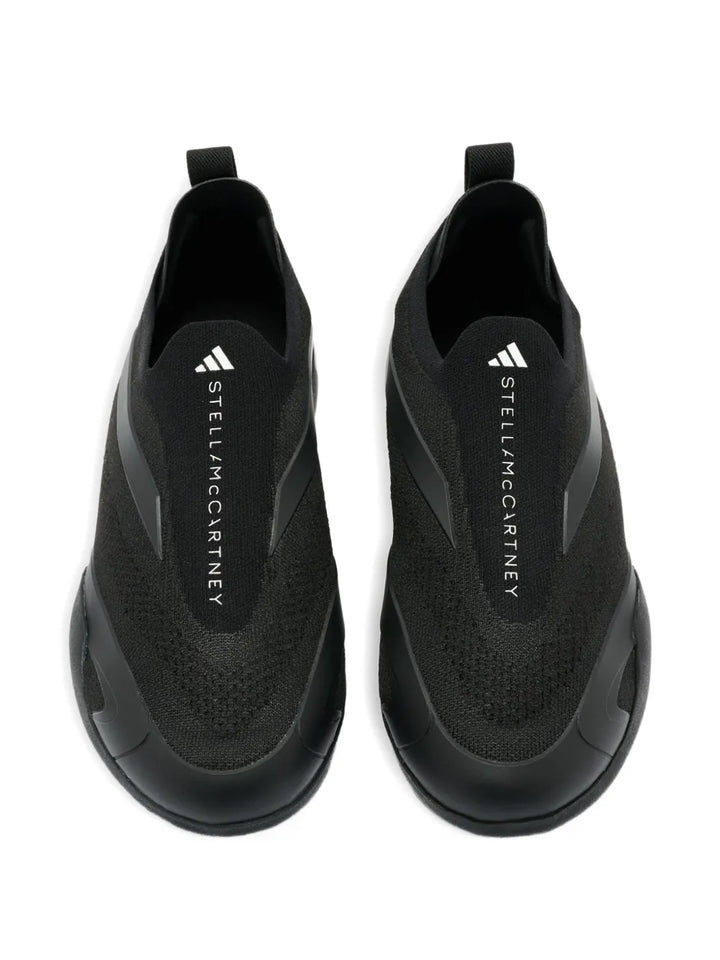 adidas By Stella Mccartney X Stella Mccartney Taekwondo Sneakers — Black — Size US M 10 - US W 11.5 — Back View
