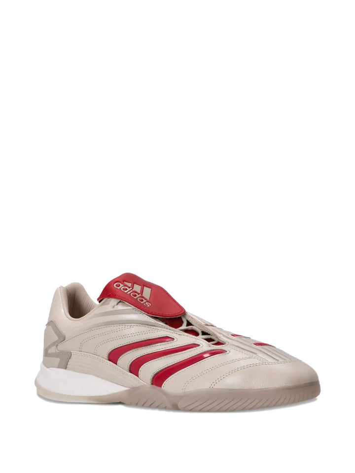 adidas Predator Sala Leather Sneakers — Beige — Size US M 6.5 - US W 8 — Side View