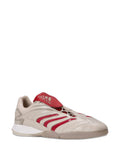 adidas Predator Sala Leather Sneakers — Beige — Size US M 6.5 - US W 8 — Side View
