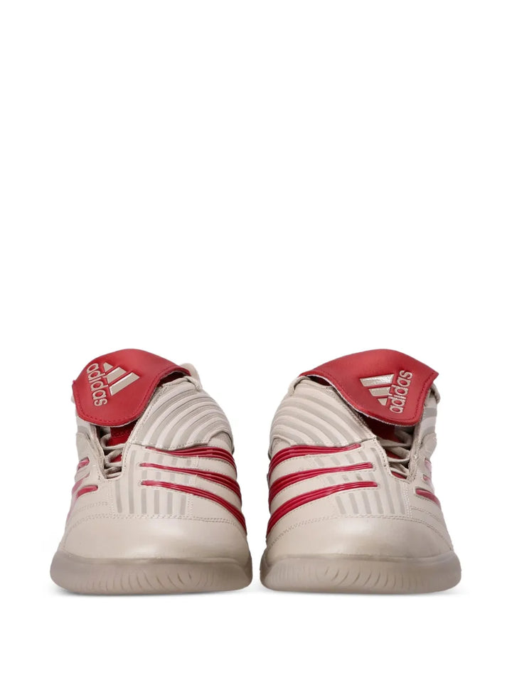 adidas Predator Sala Leather Sneakers — Beige — Size US M 6.5 - US W 8 — Top View