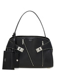 Ferragamo Medium Hug Soft Zip Detail Shoulder Bag — Same as shown — Size One Size — Front View