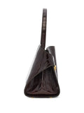 Ferragamo Medium Hug Gancini Buckles Eel Skin Shoulder Bag — Same as shown — Size One Size — Back View