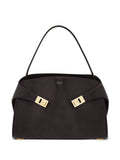 Ferragamo Medium Hug Gancini Buckles Shoulder Bag — Same as shown — Size One Size — Front View