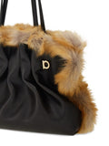 Ferragamo Medium Soft Calfskin Trimmed Shoulder Bag — Same as shown — Size One Size — Top View