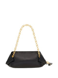 Ferragamo Folded Chain Link Shoulder Bag — Same as shown — Size One Size — Back View