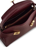Ferragamo Medium Hug Leather Shoulder Bag — Same as shown — Size One Size — Detail View
