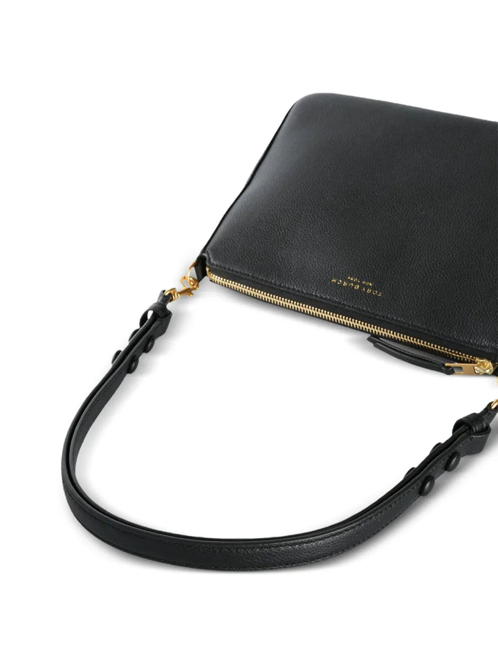 Tory Burch Perry Zip Top Leather Shoulder Bag — Same as shown — Size One Size — Back View