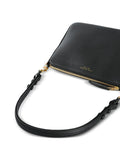 Tory Burch Perry Zip Top Leather Shoulder Bag — Same as shown — Size One Size — Back View
