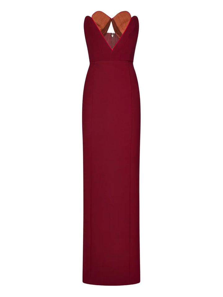 Nensi Dojaka Sweetheart Neckline Maxi Dress — Same as shown — Size XS — Front View