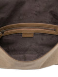 Staud Harlow Buckled Suede Shoulder Bag — Same as shown — Size One Size — Detail View