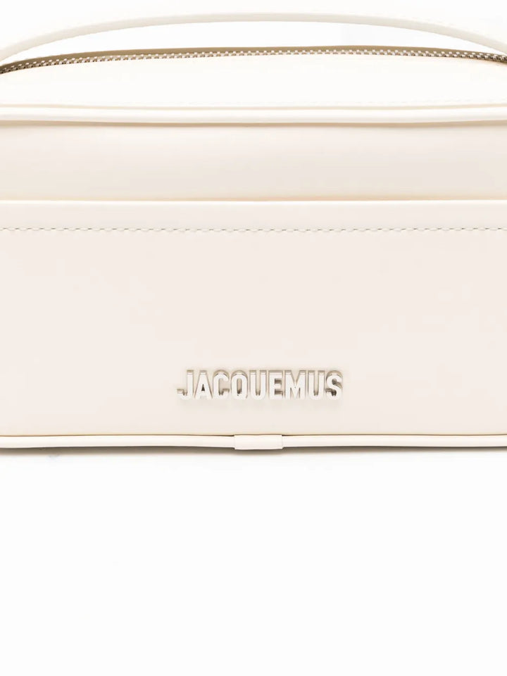 Jacquemus The Banet Logo Plaque Leather Shoulder Bag — Same as shown — Size One Size — Top View