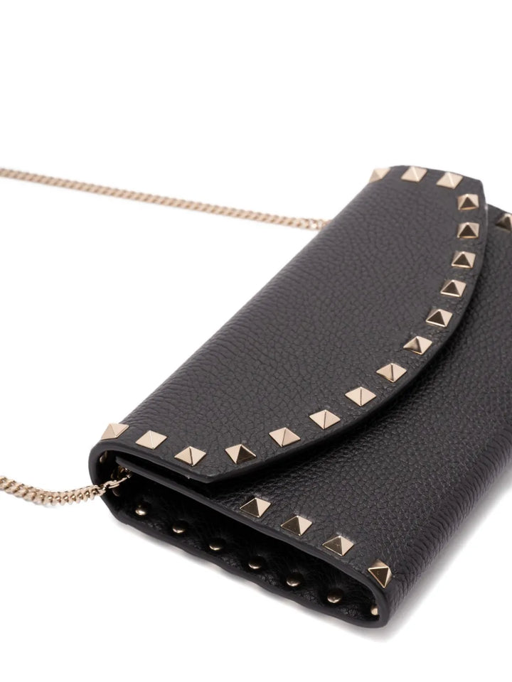 Valentino Garavani Rockstud Embellished Chain Shoulder Bag — Same as shown — Size One Size — Back View