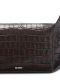 The Attico 77 Crocodile Effect Shoulder Bag — Same as shown — Size One Size — Side View