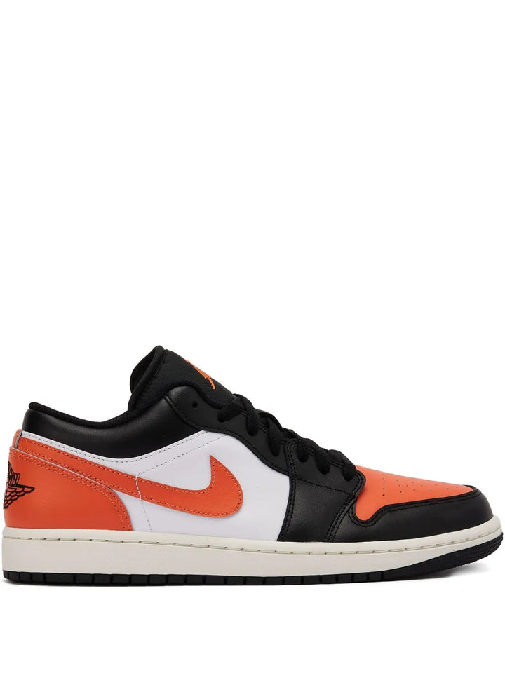 Air Jordan 1 Low Shattered Backboard Alternate Sneakers — Black — Size US M 10.5 - US W 12 — Front View