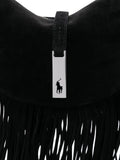 Polo Ralph Lauren Fringed Suede Shoulder Bag — Same as shown — Size One Size — Top View
