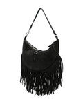 Polo Ralph Lauren Fringed Suede Shoulder Bag — Same as shown — Size One Size — Back View