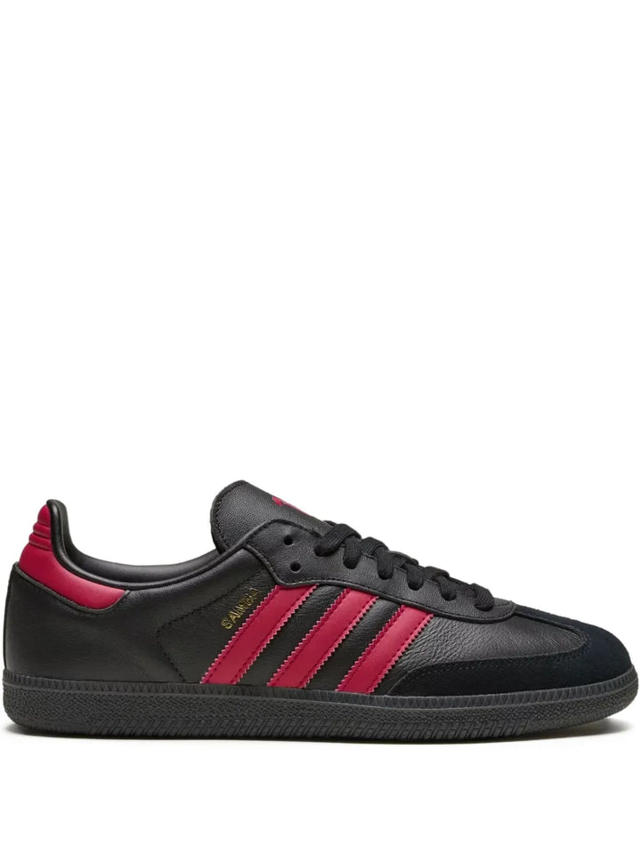 adidas Samba Core Black/Mufc Red Sneakers — Black — Size US M 8.5 - US W 10 — Front View