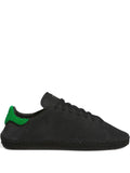 adidas Stan Smith Core Black/Green Sneakers — Black — Size US M 8 - US W 9.5 — Front View