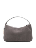 Twinset Liliane Chain Embellished Suede Shoulder Bag — Same as shown — Size One Size — Side View