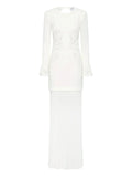 Rebecca Vallance Xanthe Maxi Dress — White — Size XS — Front View