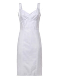 Dolce Gabbana Corset Mini Dress — White — Size S — Front View