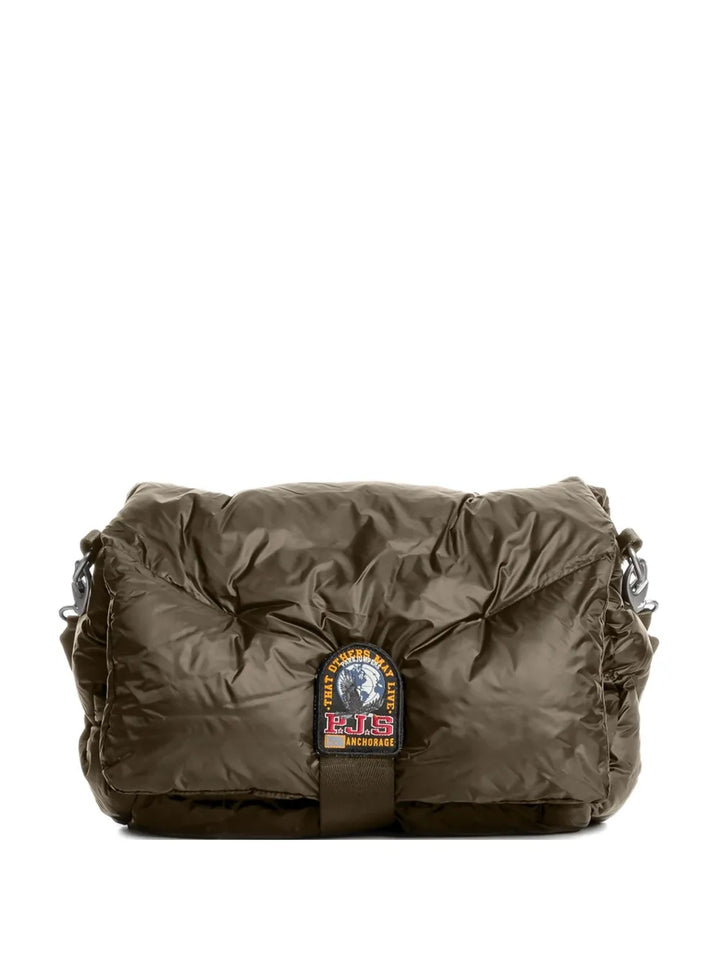 Parajumpers Quilted Logo Patch Shoulder Bag — Same as shown — Size One Size — Front View